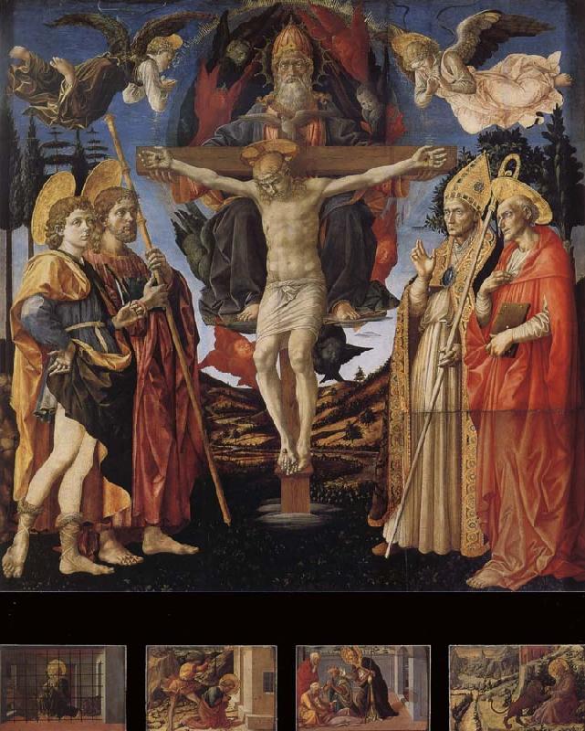 Fra Filippo Lippi THe Trinity and Four Saints Germany oil painting art